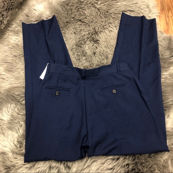 Calvin Klein | Women’s Flat Front Dress Pants | Blue | Size 18 - Picture 3 of 3